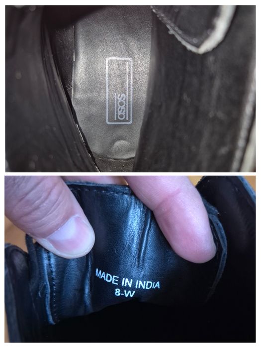 Ghete ASOS Premium, Piele Naturală, Talpă Cusută, Bărbați - 42