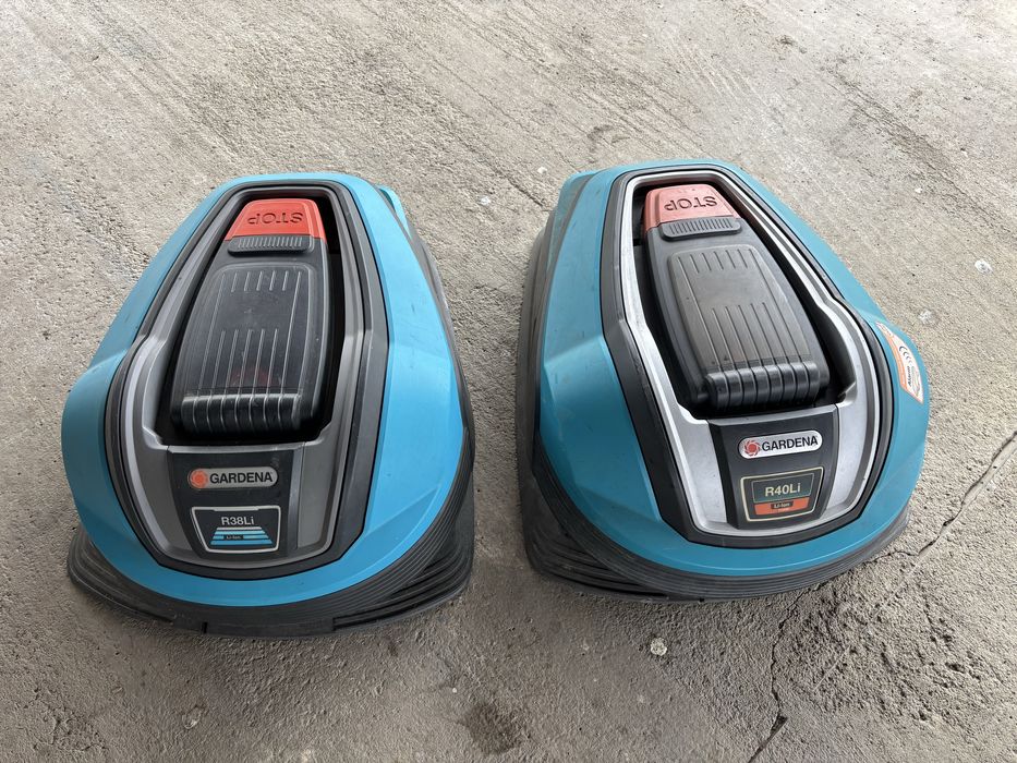 Vand 2 roboti de tuns iarba Gardena R38Li si R40Li cu defect
