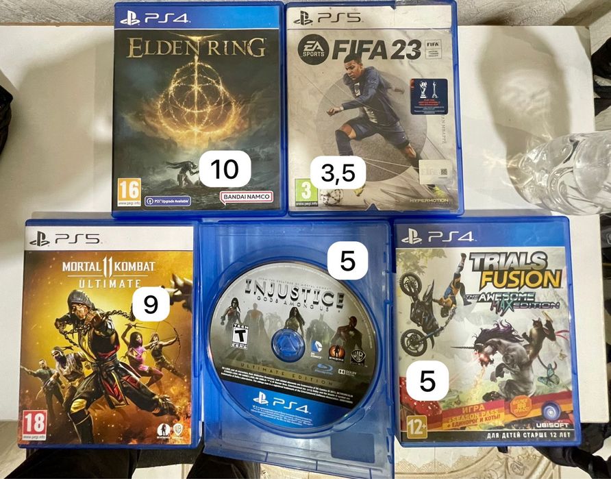 Диски ps4/ps5 от 3500