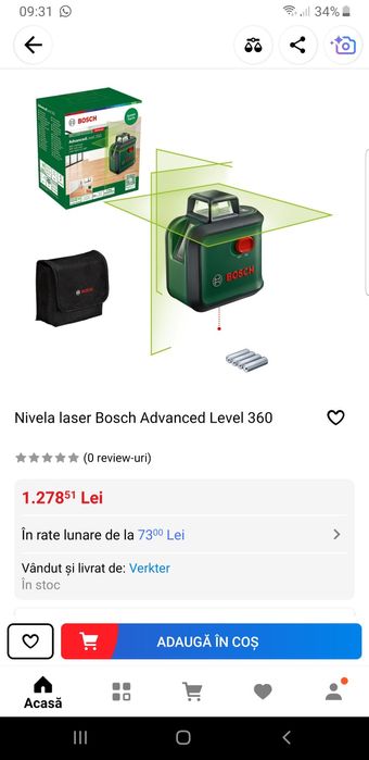 Laser Advanced level 360 NOU