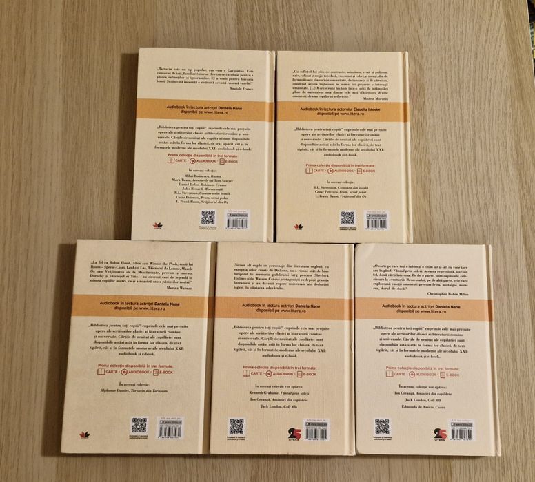 Colecția "Biblioteca pentru toti copiii" - 7 volume - Editura Litera
