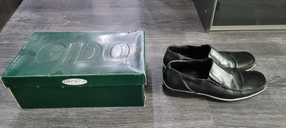 Мъжки мокасини естествена кожа