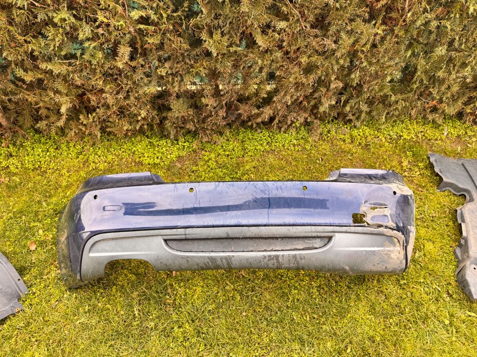 BMW E82 m packet задна броня  кора двигател и подкалник