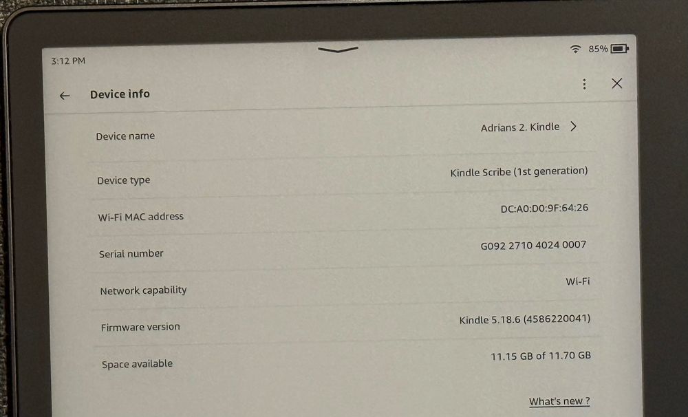 Kindle Scribe 16 GB basic pen