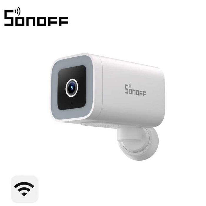 SONOFF CAM-B1P – Wi-Fi външна камера 2K HD с 180° обзор, AI разпознаване и IP65 защита