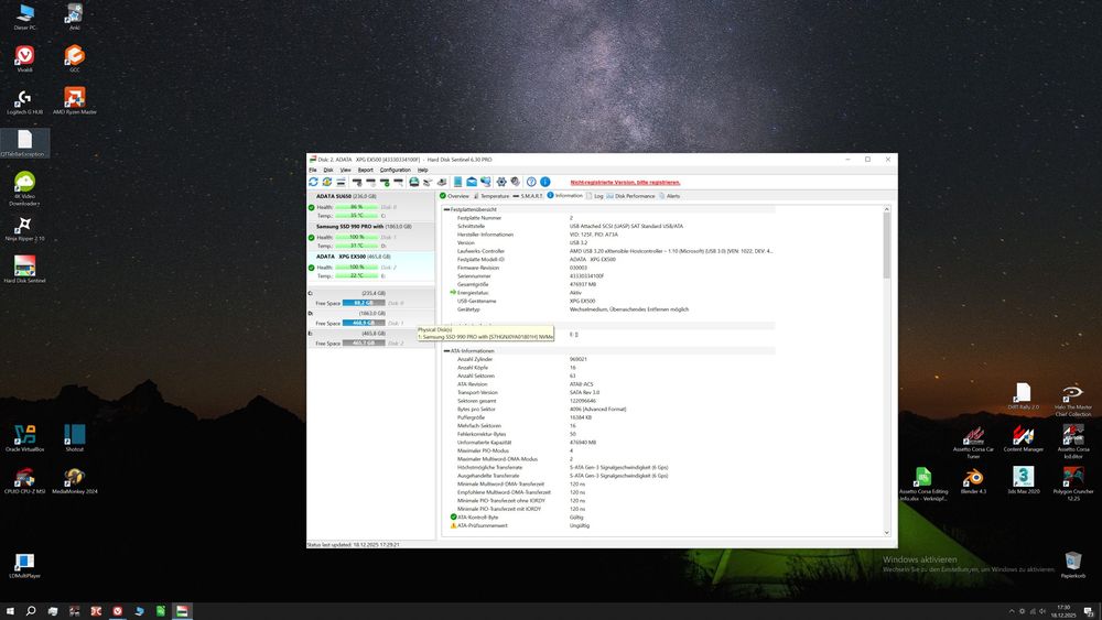 Wester Digital Black 500GB 2.5" 7200RPM