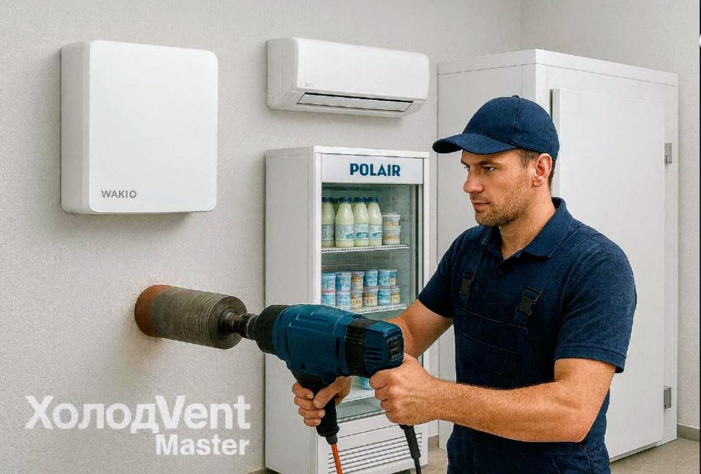 Алмазное Бурение, монтаж сплит систем