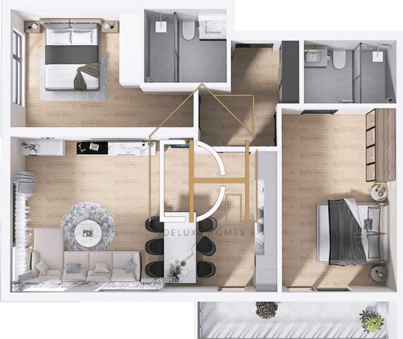 Продава се Тристаен апартамент в Пловдив, Христо Смирненски - 101 кв.м за 1310 €/кв.м - Снимка #1