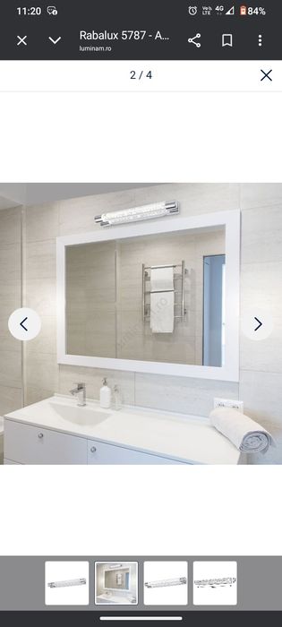 Lampa  baie de perete