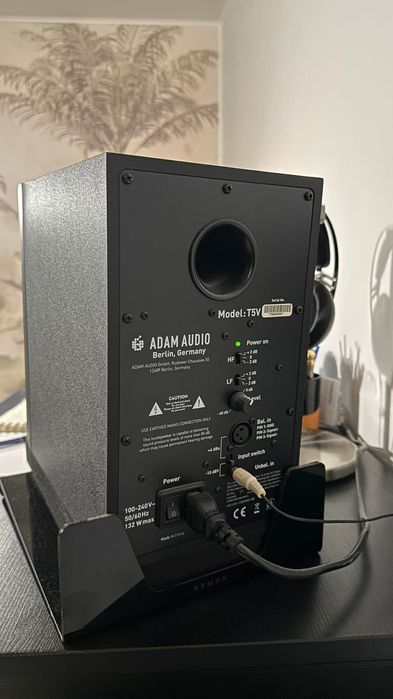 Monitoare ADAM Audio T5V + Sub8 subwoofer cu telecomanda, cabluri stok