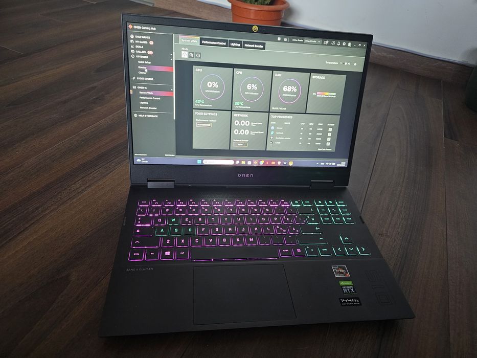 Laptop gaming HP Omen ryzen 7 Nvidia RTX  3050