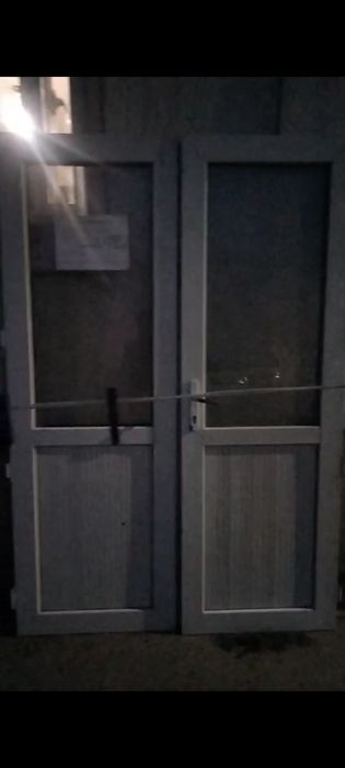 Витражи из пластика дверь двойной