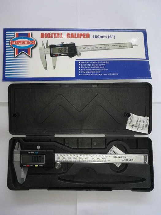 Супер Промоция!!! Метален Дигитален Шублер 150мм в Пластмасова кутия.