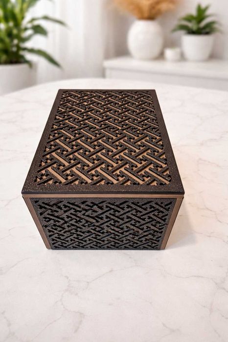 Cutie secretă puzzle japoneză Himitsu-Bako, 17 pași, cadou original