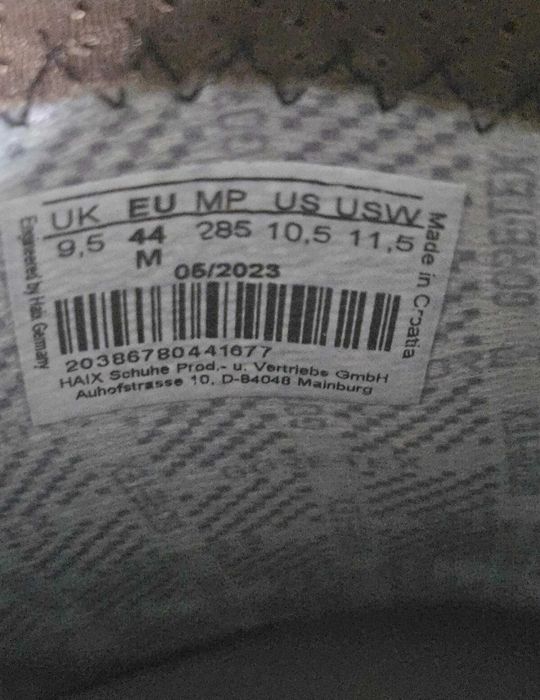 HAIX номер 44, стелка 28,5 - бартер за 38 номер