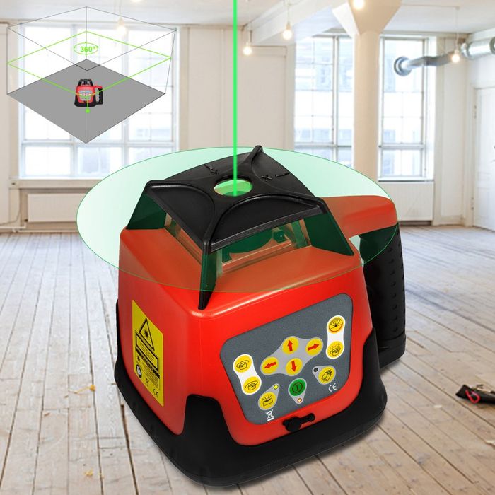 Nivel Laser Verde Rotativ Automat cu Receptor