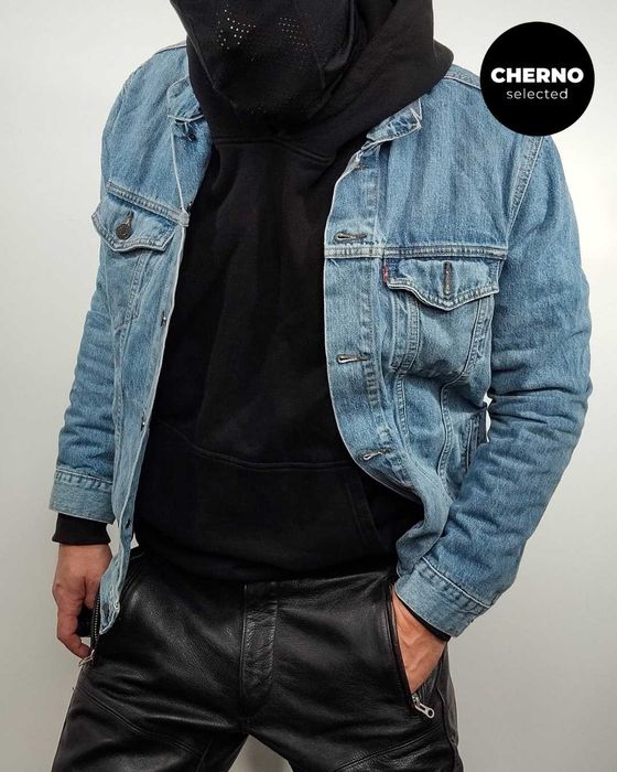 Мъжко синьо дънково яке LEVI’S Trucker Denim Jacket – размер L