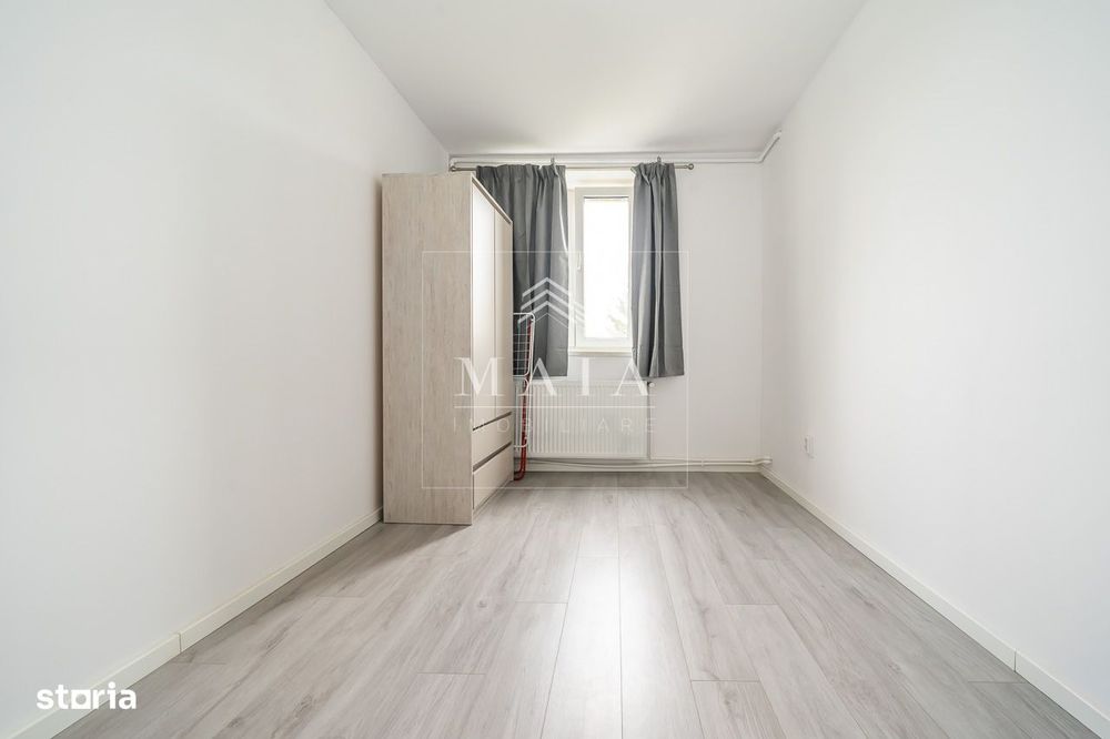 Apartament 3 camere, complet renovat, balcon inchis, str. Rahovei