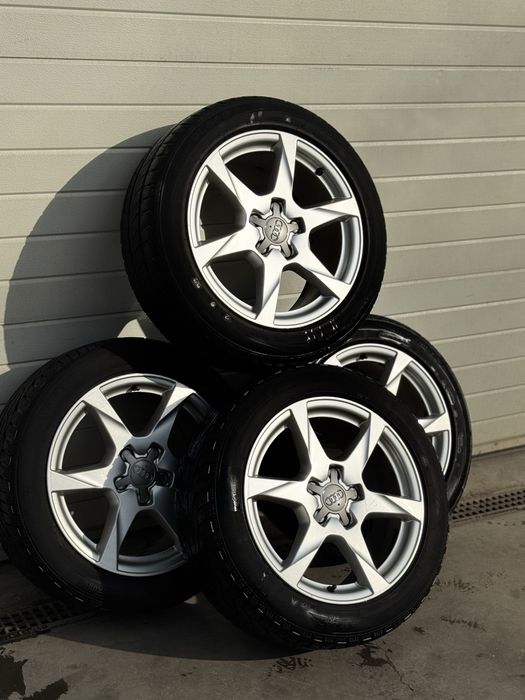 Jante R17 Audi 5x112 cu anvelope 225/50
