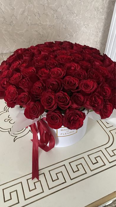 Букет красних роз 101 штук
