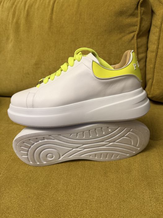 Philipp Plein Nappa Leather Low Top Sneakers