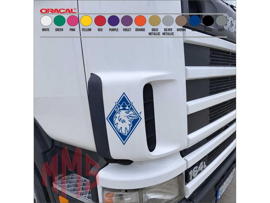 Стикер за Камион Scania грифон за всички модели