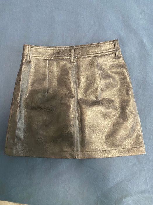 Кожена пола H&M изкуствена кожа + подарък харнес колан