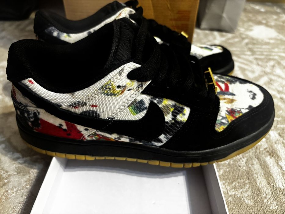 Кроссовки Nike SB Dunk Low Supreme Rammellzee