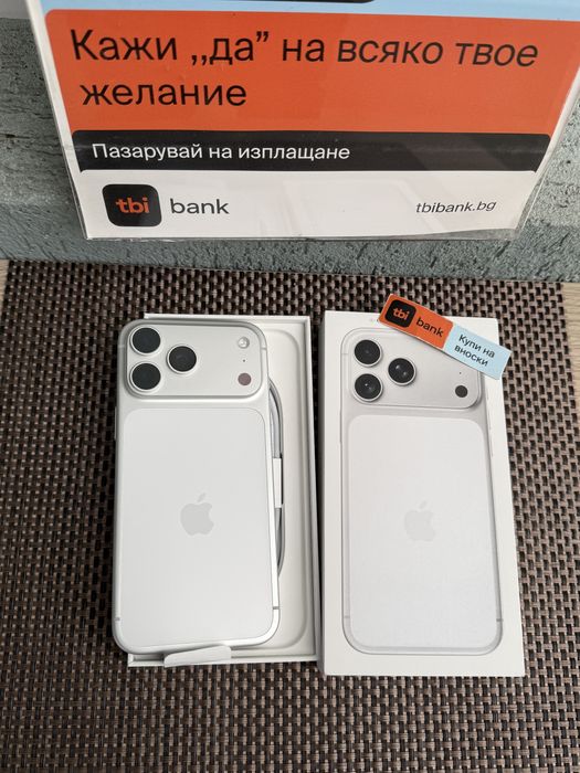 НОВ! *ЛИЗИНГ* iPhone 17 Pro Max 256Gb Silver Гаранция