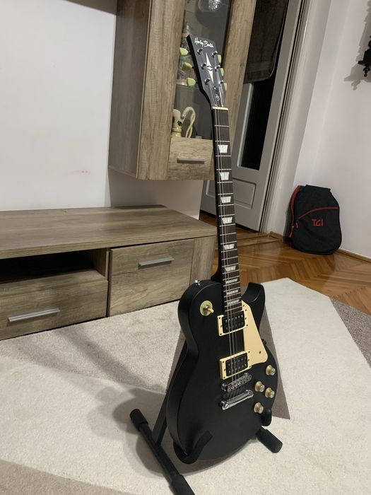 Vând chitara electrică harley benton SC-400 SBK!!