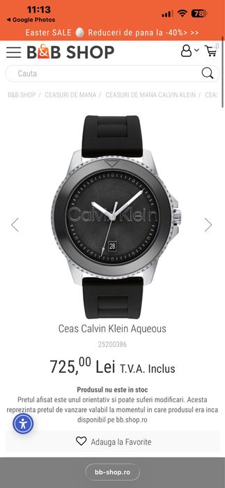 Ceas Calvin Klein Nou