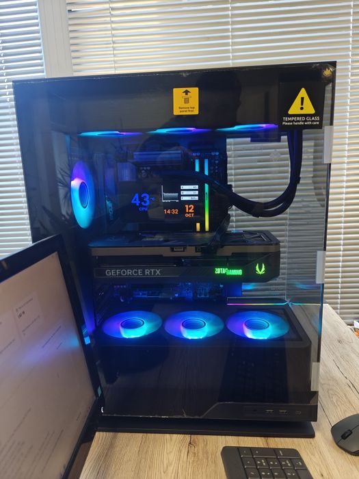 FINAL GAMING PC: RTX 5090 + 9850X3D, 32GB DDR5, 2TB, нов, 3 г. гаранция