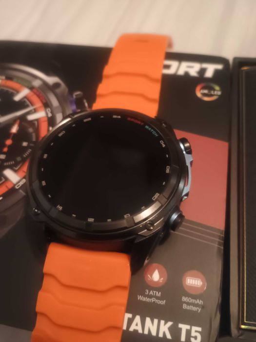 Смарт часовник KKTICK Tank T5