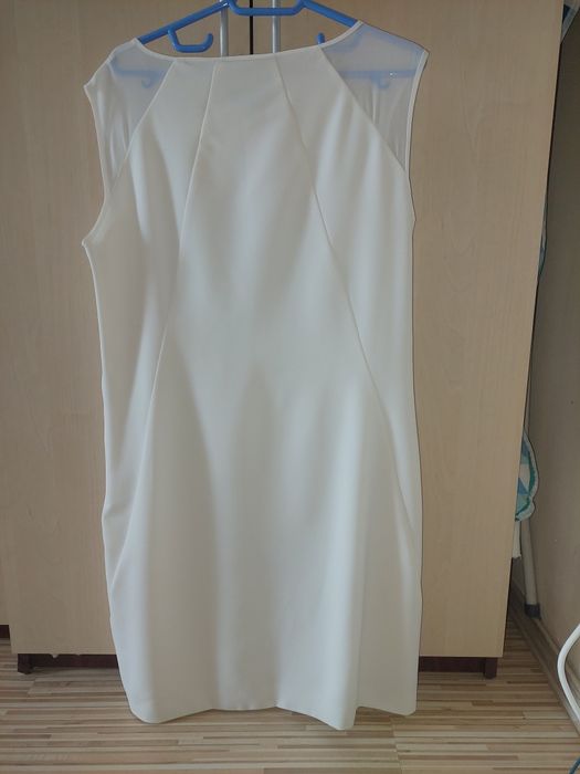 Rochie alba eleganta Nissa