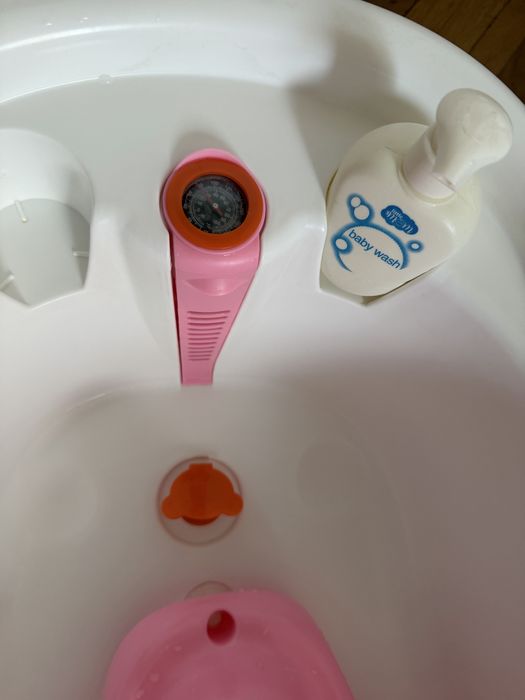 Cadita bebe suport nou nascut si termometru