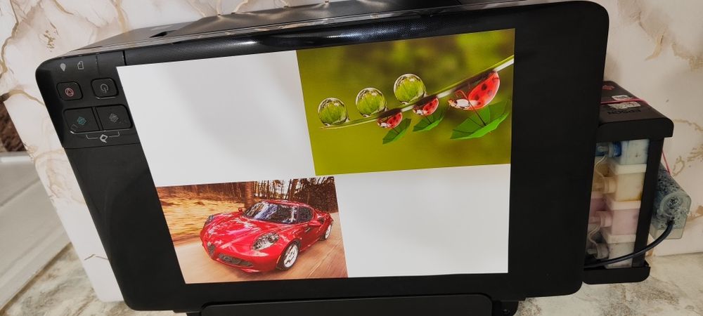 МФУ Epson L200 цветной.