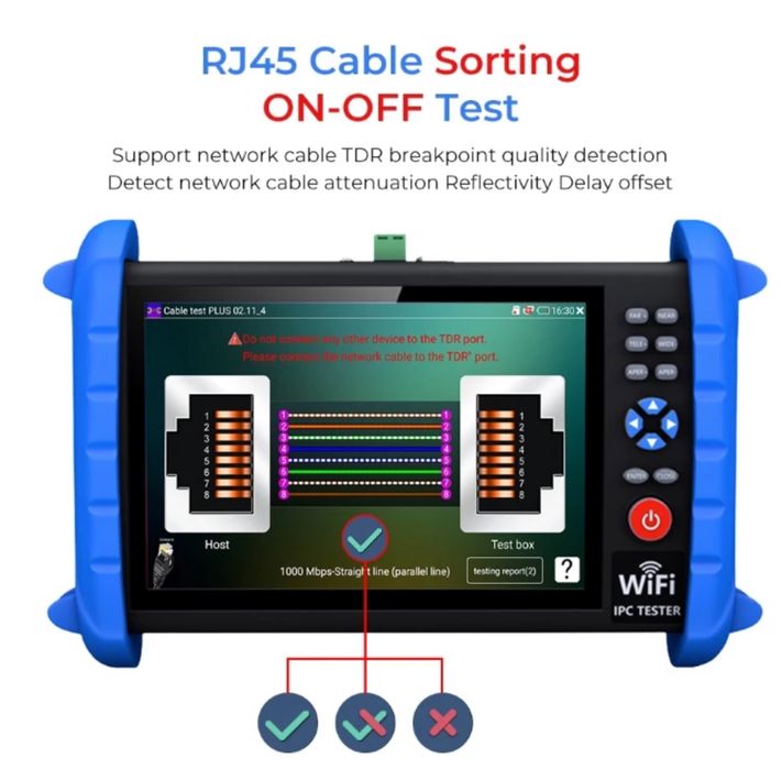 IPC тестер 4K HD видеокамера CVBS камера IP CCTV тестер