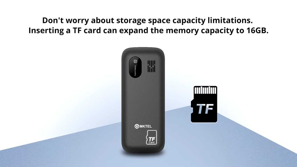 Telefon Mobil MKTEL, 800mAh, Micro Usb, Simplu, Elegant, Negru