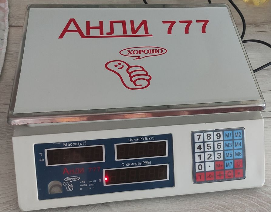 Торговые электронные весы Анли 777 (до 30 кг)