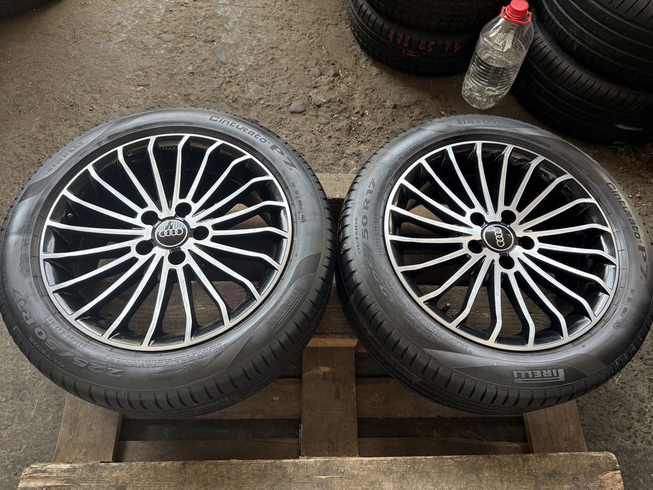Jante Audi A4/S4 A3/S3 Vw Passat Jetta Golf cu anvelope vara Pirelli 225/50 R17