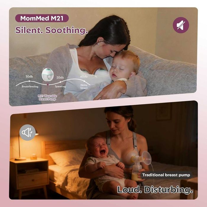 MomMed M21 безжичнa електрическa помпа за кърма комплект 1 бр.