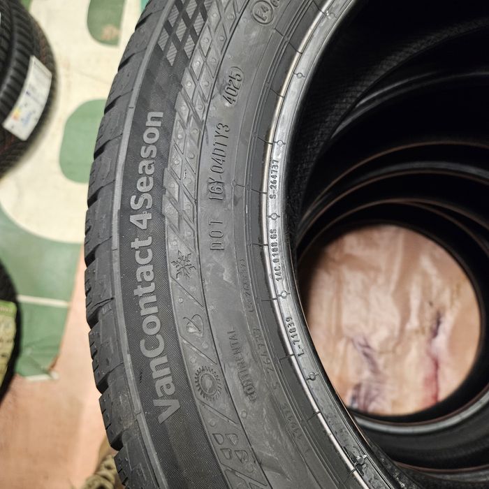 4 Нови бусови гуми 225/55R17C Continental VanCon 4Season 109H DOT4025