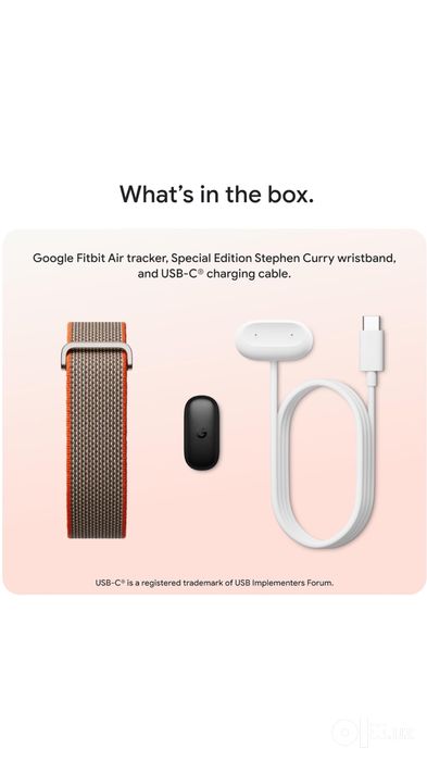 Google Fitbit Air STEPHEN CURRY