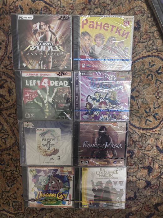Продам запечатанные диски на пк