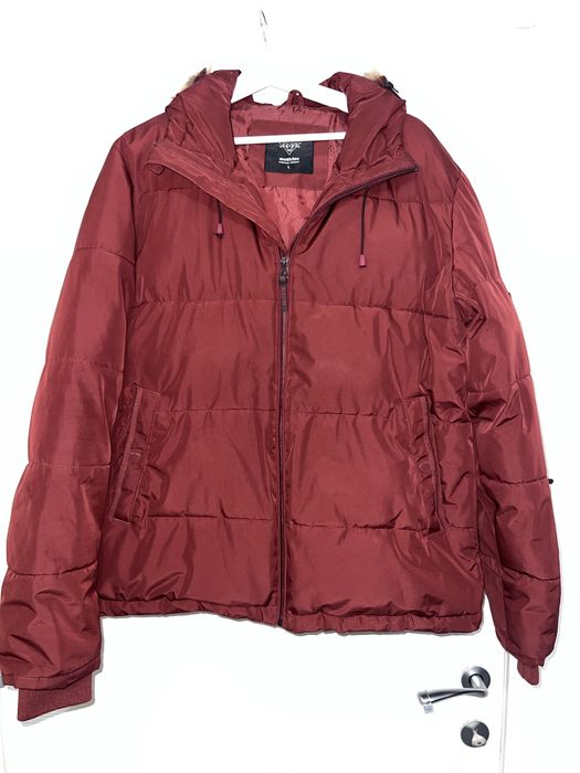 Geaca de iarna de barbati burgundy