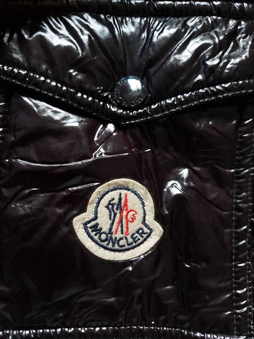 Moncler Branson M48 мъжко пухено яке 100%пух, черен лак ,водойстойчиво
