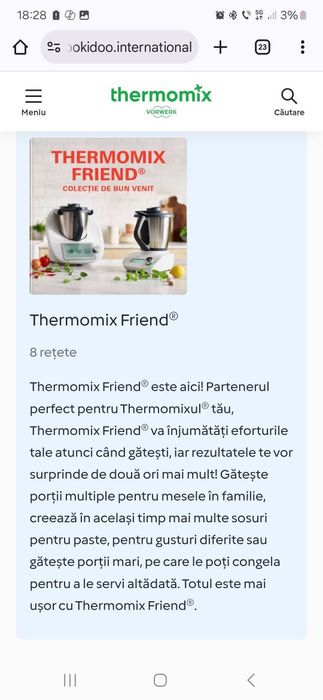 Thermomix Friend - TM6 - partener autorizat Thermomix