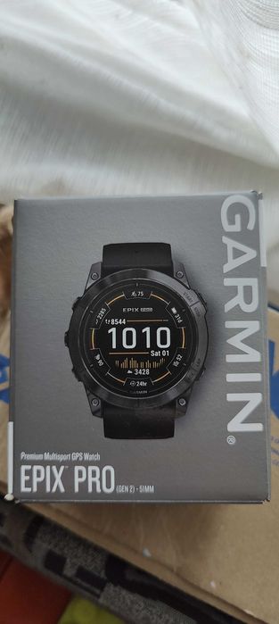 Нов Garmin Epix Pro Sapphire Titanium