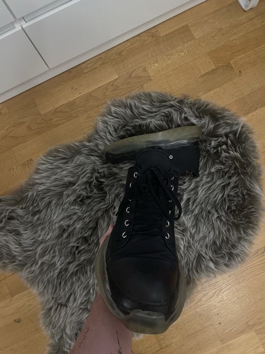 Rick Owens Abstract Low Clear Sole