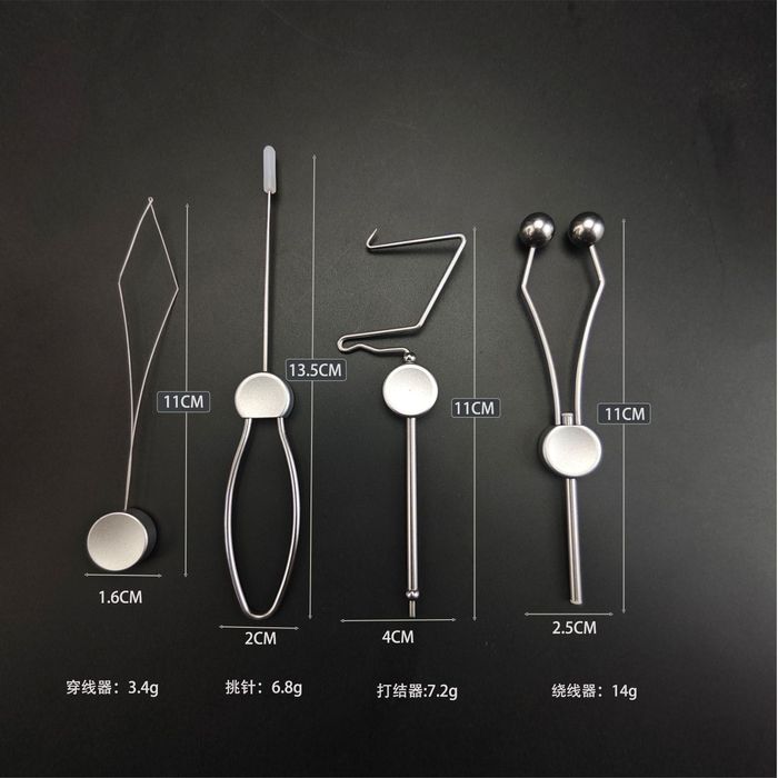 Тиски и инструмент для вязания рыболовных мушек